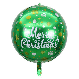 22 pollici 4d <span class=keywords><strong>buon</strong></span> <span class=keywords><strong>natale</strong></span> <span class=keywords><strong>Feliz</strong></span> <span class=keywords><strong>Navidad</strong></span> babbo <span class=keywords><strong>natale</strong></span> palloncini rotondi a forma quadrata Globos in lamina di elio per la decorazione natalizia - Product Image 6