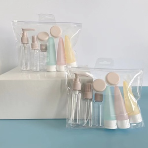 Split Bottling Set Travel Small Empty Bottle Cosmetic Spray Bottle Shower Gel Small Travel eleven-piece Travel Kit Set Bottle