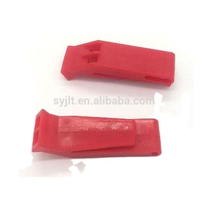 Haute décibel double tube en plastique clip de sauvetage maritime sifflet de sécurité - Product Image 4