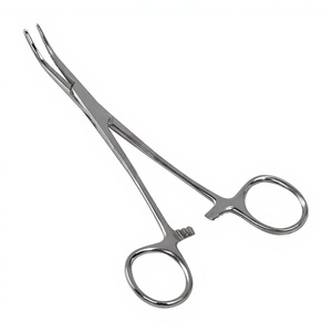 Pinzas Hemostáticas Kelly, Pinzas Quirúrgicas con Bloqueo, Pinzas para Arterias, Pinzas Pean, Instrumentos Quirúrgicos Dentales Manuales de Acero Inoxidable - Product Image 1