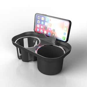 Portavasos de sofá de Material ABS portátil de gran venta con posavasos antideslizante para taza de reposabrazos de sofá y bandeja de postre