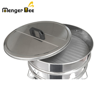 Réservoir à miel Menger Bee à double couche en acier inoxydable 201/304 de qualité alimentaire, capacité de 65 L, filtre, nouvel équipement d'élevage