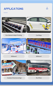 L'autocollant de voiture de publicité de vinyle auto-adhésif de dos d'argent d'impression de PVC pour le froid extrême maintient la douceur et l'adhérence forte - Product Image 5