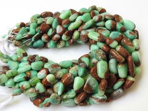 Crisoprasa Bio Color, Pepitas Lisas Pulimentadas, Suministros al por Mayor de Gemas y Cuentas PME, Piedra Natural, Hilo de 14 Pulgadas, 18x15 a 10x6 mm, 0.35 mm - Product Image 5