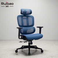 Chaise en tissu Mesh ergonomique multicolore, avec accoudoirs réglables, personnalisé, vente en gros