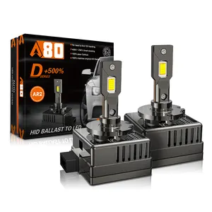 A80-AR2 D serisi Led farlar 100% orijinal Hid balast Canbus hatasız araç Led ışık yedek maçlar