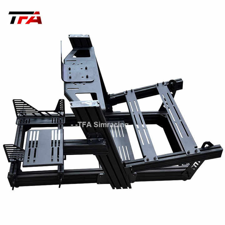 Aluminum Sim Racing Rig Adjustable Cockpit With Seat, Pedals, and ...