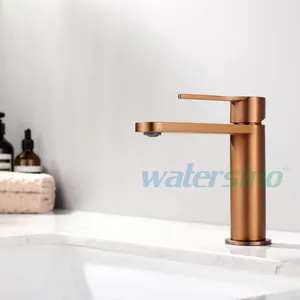 Hebel Mischkopf Wasserfall Auslauf Toilettenspüle Rose Gold-Säfte für Badezimmer