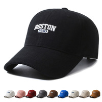 Gorras de Béisbol Deportivas para Mujer al por Mayor, Ajustables, con Diseño de Letras Bordadas, 100% Algodón, Estilo Coreano