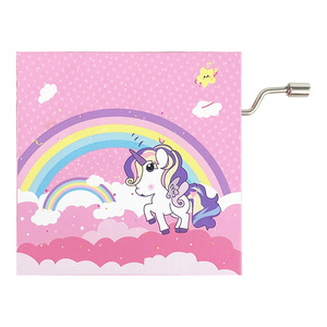 Boîte à musique personnalisée Yiyu avec manivelle, boîte à bijoux en bois Lago des cygnes, cadeau portable pour enfants, boîtes à musique avec chansons personnalisées - Product Image 4