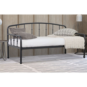 MILFORD Lit de jour simple confortable Design moderne et élégant Stockage de style à la maison Caractéristiques Meubles en métal durables pour chambre à coucher - Product Image 5