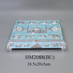 Scatola Regalo Unica per Gioielli, Contenitore per Frutta Secca e Noci, Elegante Portagioie con <span class=keywords><strong>Smalto</strong></span> - Product Image 6