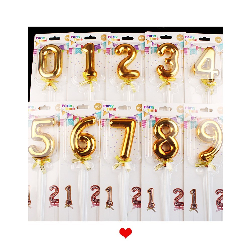 Silver Foil Number 9 Balloon Cake Topper – 5 Inch Birthday Party Decoration - View #3