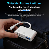 Lecteurs de cartes, lecteur de cartes SD, lecteur de cartes Type C, lecteur de cartes OTG, lecteur de cartes SD TF, station d'accueil USB 4 en 1, lecteur de cartes USB, station d'accueil USB