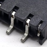 사용자 정의 피치 3.0mm 높이 9.95mm 위치 02P-12P 웨이퍼 단일 행 직각 Smt 점퍼 터미널 4 핀 쉘 케이블 커넥터