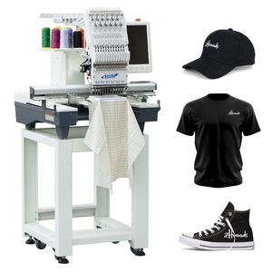 Máquina de Bordar Computarizada de Una Cabeza y 12 Agujas con Logotipo Personalizado, Máquina de Bordar Industrial Digital Automática <span class=keywords><strong>para</strong></span> Gorras - Product Image 1
