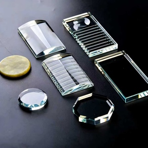 Table de beauté pour cils, plateau en verre cristal, table pour greffe de cils et épilation, ensemble complet de coussinets adhésifs pour cils - Product Image 4