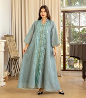 Robe Jalabiya Abaya Kaftan Caftan Arabe Brodée de Perles pour Femmes, 5 Couleurs, Haute Qualité, Fournisseur d'Usine Yibaoli, Mode Dubaï