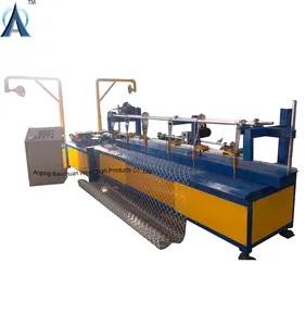 High Speed Chain Link Mesh Machine , Fencing Wire Making Machine