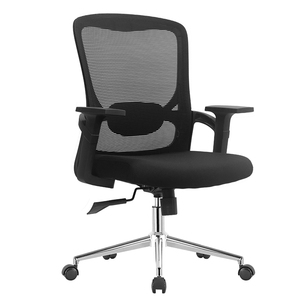 Articoli Gratuiti con Spedizione Gratuita: Sedia da <span class=keywords><strong>Ufficio</strong></span> Girevole Moderna in Rete con Base in Metallo Cromato - Product Image 1