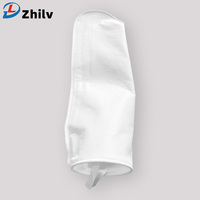 Sac filtrant liquide en PP avec couture cousue et anneau en acier, filtration micronique pour l'industrie du traitement de l'huile, des produits chimiques, de la peinture et de l'eau