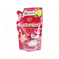 Pochettes souples à bec verseur Haodong pour détergents, cosmétiques, gels douche, savons exfoliants, lessive – Recharge liquide 1 L