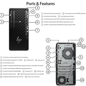 เวิร์กสเตชัน AI รุ่น Original Packaging Ultra 9 285 HPS Z1 Tower G1i พร้อมจอ HPS Series 7 Pro ขนาด 27 นิ้ว รุ่น 727PK Work C - Product Image 5