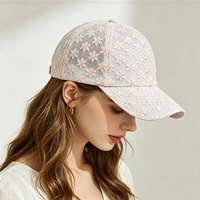 Gorra de Béisbol Bordada con Encaje, Moderna y Deportiva, Talla Única, Transpirable, con Visera Curva para Playa, Viajes y Uso Diario