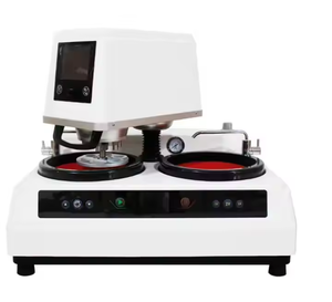Machine de meulage et de polissage métallographique entièrement automatique à double disque FMP-3000S pour le traitement des surfaces métalliques - Product Image 1