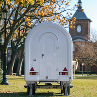 MAICHE Camion de Restauration Mobile Personnalisé 220V en Acier Inoxydable pour Hamburgers et Snacks – Chariot de Vente Ambulant Multifonctionnel