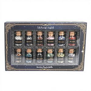 ชุดขวดแก้วใส่น้ำมันหอมระเหยพร้อมคริสตัลธรรมชาติขนาดเล็ก กล่องของขวัญ <span class=keywords><strong>12</strong></span>/24 ขวด ขายส่ง - Product Image 3