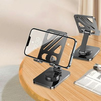Accessoires de bureau : Support de téléphone portable de bureau robuste et pliable, compatible avec tous les mobiles