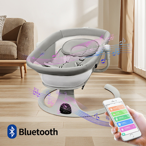 Columpio Eléctrico Multifuncional 5 en 1 para Bebés, <span class=keywords><strong>Cuna</strong></span> Mecedora Automática para Recién Nacidos con Música y Control Remoto - Product Image 2