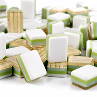 Toptan Lüks Modern Orman Mahjong Seti 160 Parça Akrilik Raflı Hazır Taşınabilir Su Geçirmez Masa Oyunu Taşları Eğlence