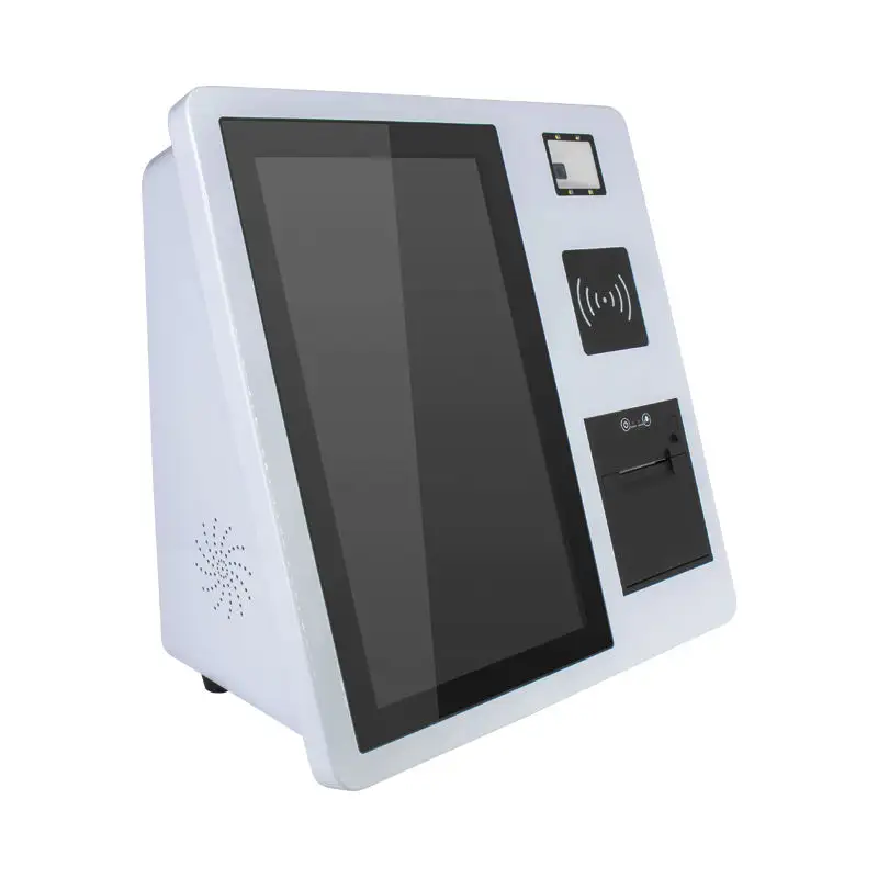 Betaling Reclame Kiosken Digitale Android Zelf Bestellen Kassa Tablet Touch Screen Kiosk Thermische Printer Stands Machine