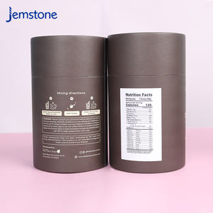 Custom Printed Recyclable Kraft Cardboard Cylinder Paper Tube Packaging for Tea <b>Chocolate</b> Packaging Food Grade Coffee Bean - Product Image 4