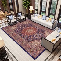 Tapis décoratif pour salon, rembourré, antidérapant, résistant à la saleté, à poils ras, adapté aux animaux domestiques, épaisseur 6 mm, pour la maison et le camping, fabriqué à la machine