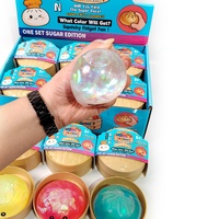 Nouvelle Boîte Mystère Squishy Anti-stress en forme de Boulette à Ruban avec Expressions Mignonnes