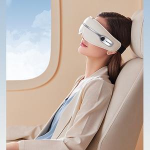 Masajeador de Ojos de Zafiro Alemán Blanco, Recargable por USB, Compresa Térmica, Alivia la Fatiga, Uso para Adultos - Product Image 4