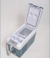 Kulkas Kompresor Mini Portabel 120L dengan Freezer AC 110/220V & DC 12V/24V ABS/Baja Tahan Karat untuk Penggunaan di Rumah, Mobil & Luar Ruangan