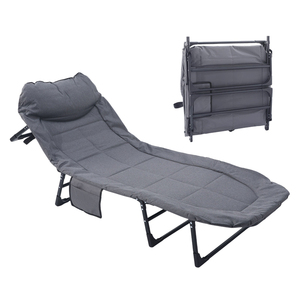 Lit <span class=keywords><strong>de</strong></span> repos pliable pour bureau, design moderne, structure en tube d'acier, lit <span class=keywords><strong>de</strong></span> camping extérieur - Product Image 1