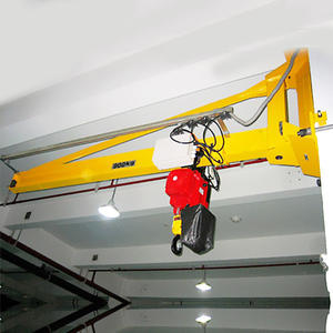 1-10ton Slew Motor elektrik <span class=keywords><strong>Hoist</strong></span> kendaraan dipasang rotasi Boom mengangkat ayunan Mini Lengan kantilever Fly Crane Jib - Product Image 3