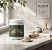 Poudre d'extrait de champignon Crinière de lion de qualité supérieure pour la clarté mentale, Marque privée, MOQ flexible, Délai de livraison rapide, Vente en gros en vrac