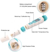 Professional Portable Digital PH Test Kit Water Analyzer 7 in 1 EC TDS SG ORP Temp Meter for Pool Aquarium Drinking Water