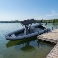 Bateaux gonflables jantes 700 en aluminium, livraison gratuite, grande vitesse, bateaux gonflables Orca Hypalon/PVC à vendre