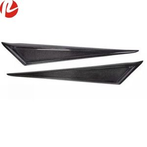 Pegatina de fibra de carbono <span class=keywords><strong>para</strong></span> ventana de coche, pegatina de cuchillo <span class=keywords><strong>para</strong></span> caravana Urvan NV350 E26 2016 CF, tira de ventana delantera, piezas de coche - Product Image 1