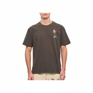 T-shirts personnalisés en molleton français 100% coton, t-shirts brodés à épaules tombantes, t-shirts brodés à strass, t-shirts courts pour hommes - Product Image 1