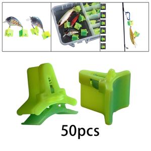 50 pezzi forte tappo di sicurezza porta ganci per attrezzatura da pesca scatole cofani attrezzi ami da pesca strumento di stoccaggio - Product Image 3