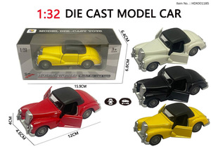 Modellino Auto <span class=keywords><strong>d</strong></span>'<span class=keywords><strong>Epoca</strong></span> in Metallo Scala 1:32 con Retrocarica, Veicolo Vintage <span class=keywords><strong>da</strong></span> <span class=keywords><strong>Collezione</strong></span>, Giocattolo Die-cast, Regalo - Product Image 6