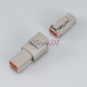 Connecteur électrique étanche série DTM mâle/femelle à 2, 3, 4, 6, 8 broches, directement du fabricant pour faisceaux de câbles - Product Image 3